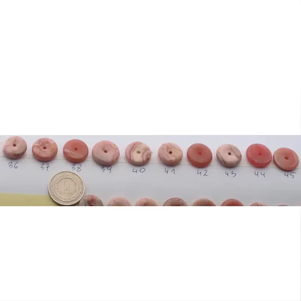 Rodochrozyt 16-18 mm donut (donat) (różne kamienie do wyboru)