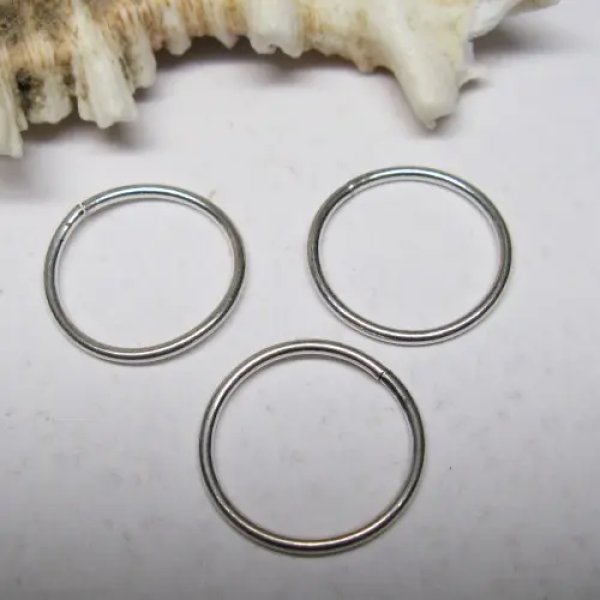 Metalowy element ozdobny - kółko 20 mm