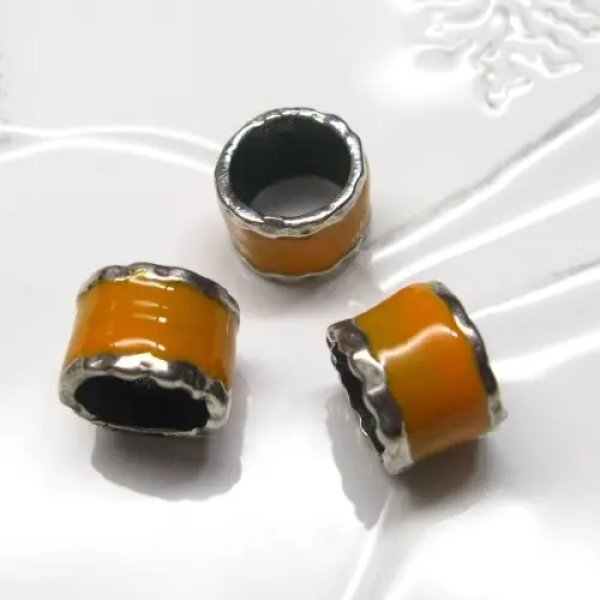 Metalowy element ozdobny - przekładka 13x9 mm