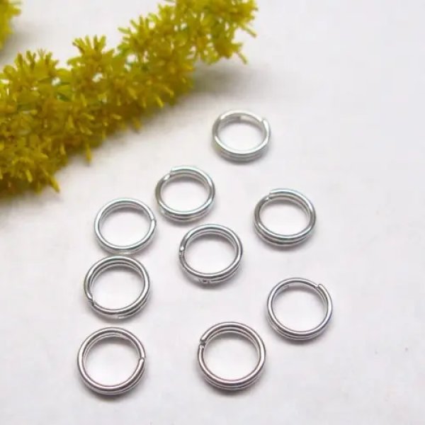 Srebro Ag - sprężynki 6mm 