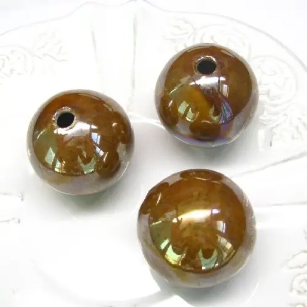 Porcelana brąz 30mm