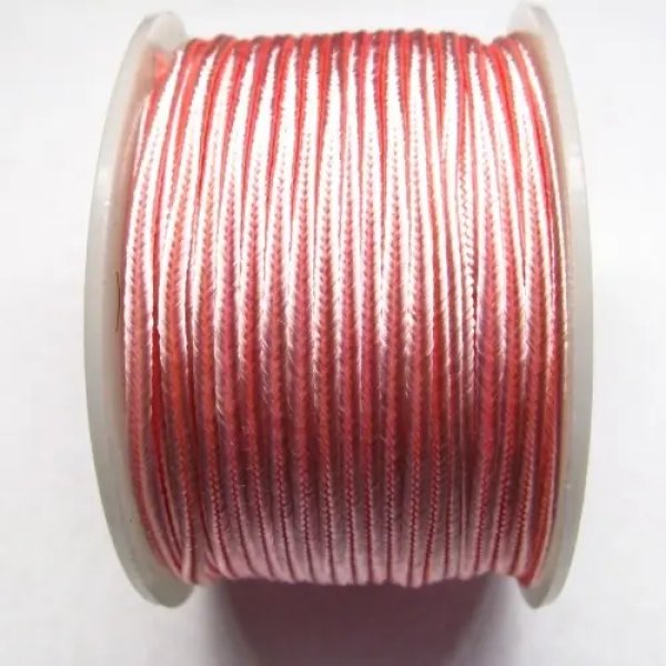 Taśma Sutasz łososiowa- 3mm/1 metr 