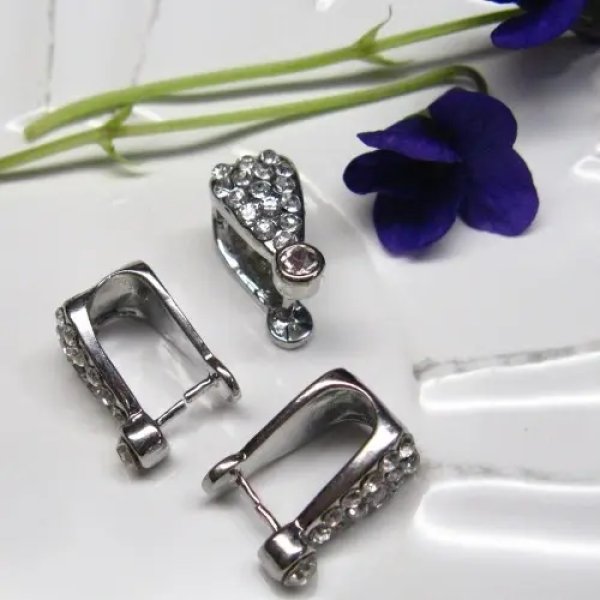 Metalowy element ozdobny 14x7 mm