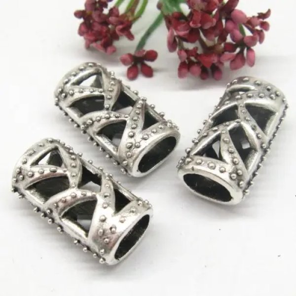 Posrebrzane - metalowa przekładka 27x15 mm