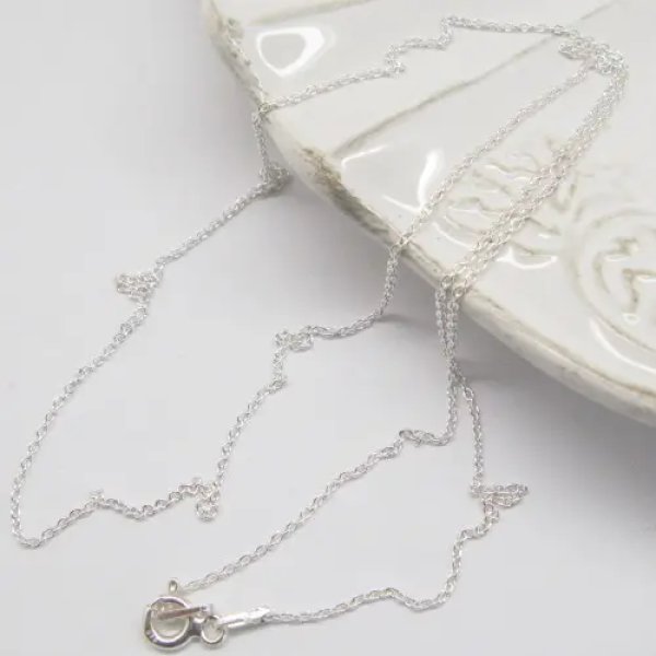 Łańcuszek Anker 50cm - srebro 