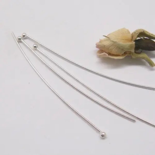 Srebro Ag - szpilka 5cm (para)