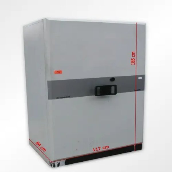 Sejf używany 185x117x48 cm – duży, ciężki sejf stalowy 850 kg