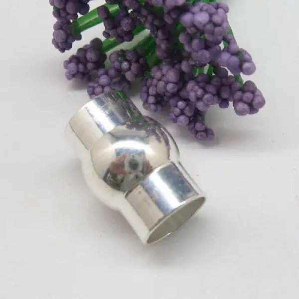 Metalowe - końcówki magnetyczne do linek rzemieni 10 mm (komplet)