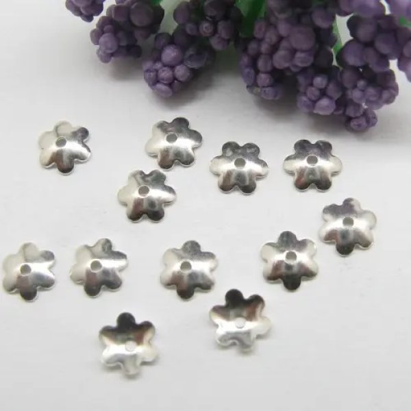 Srebro Ag - element ozdobny kwiatek 5mm  