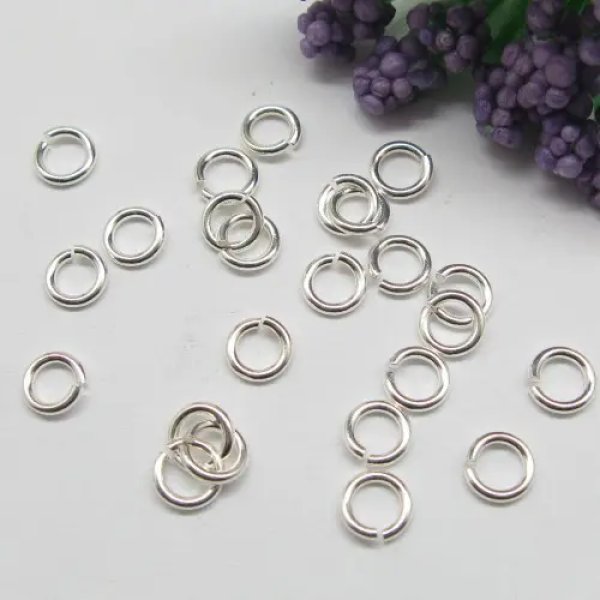 Srebro Ag - kółka otwarte 4,5mm 