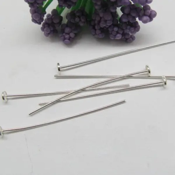 Srebro Ag - szpilka z miseczką 3,5cm (para)