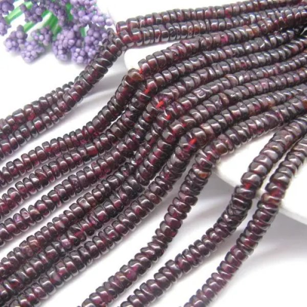 Granat oponki 4-4,5x2-2,5mm