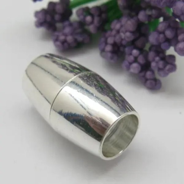 Metalowe - końcówki magnetyczne do linek rzemieni 7mm(komplet)