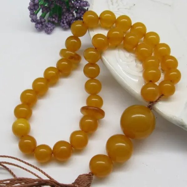 Bursztyn - Różaniec muzułmański