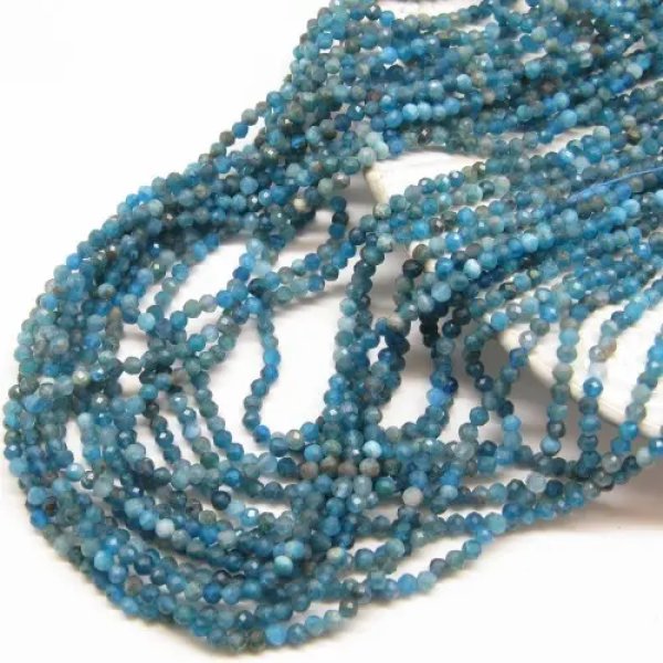 Apatyt Fasetowany kulka 3,5mm (sznurek)