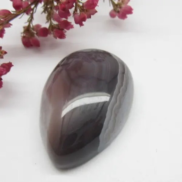 Agat Botswana łza 32x22x10,5mm