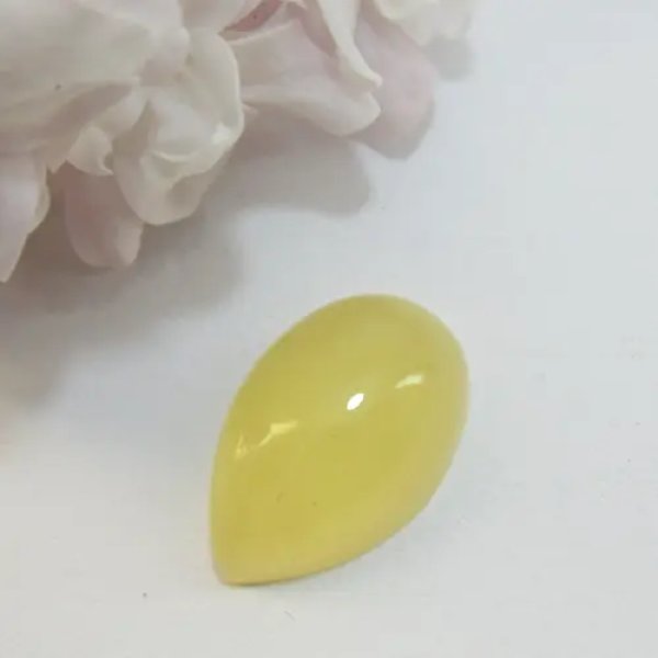 Bursztyn 15x10x5,5 mm łza