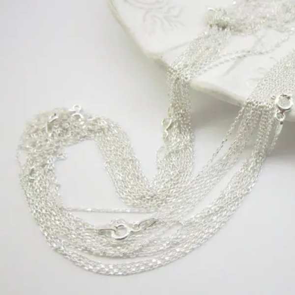 Łańcuszek Anker 60cm - srebro 