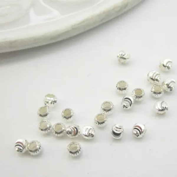 Srebro Ag - kulka ozdobna 3mm  