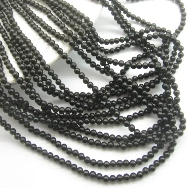 Onyks kula 3,3 lub 3,5 mm (sznurek)