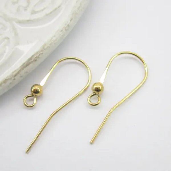 Srebro Ag Złocone - bigle otwarte 26x10mm (para)