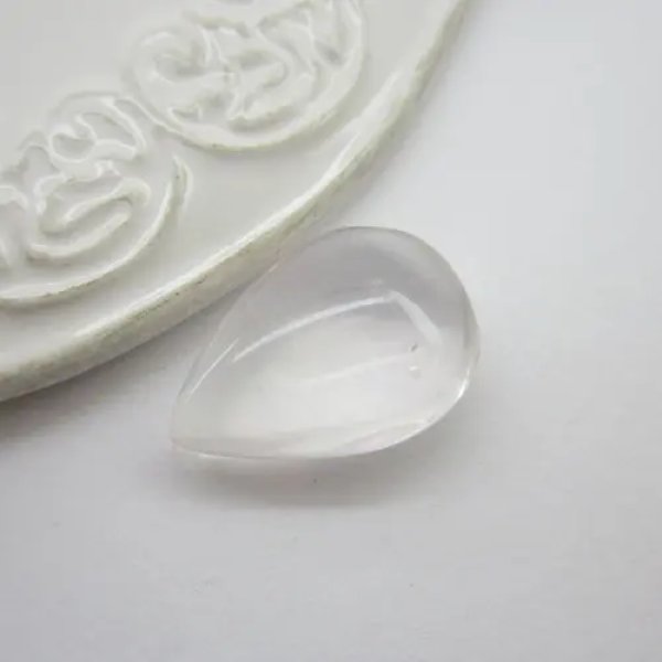 Kwarc różowy kropla 23x16x8 mm