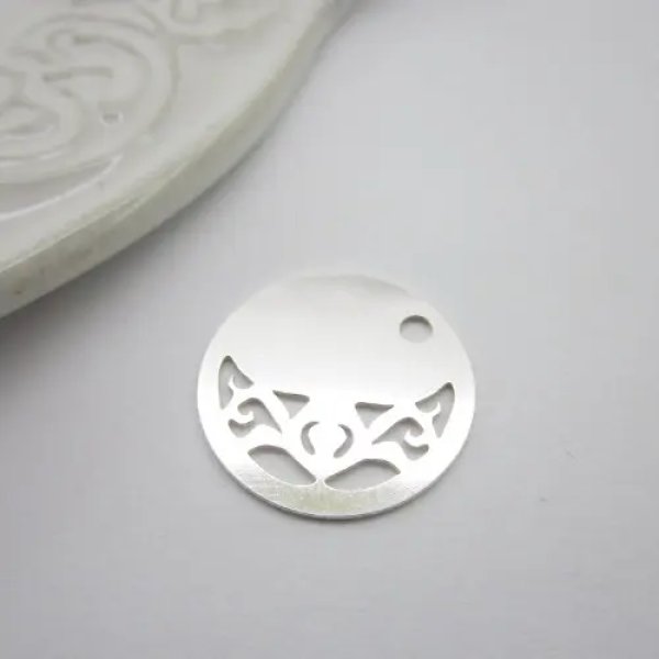 Srebro Ag  - element ozdobny 17mm  