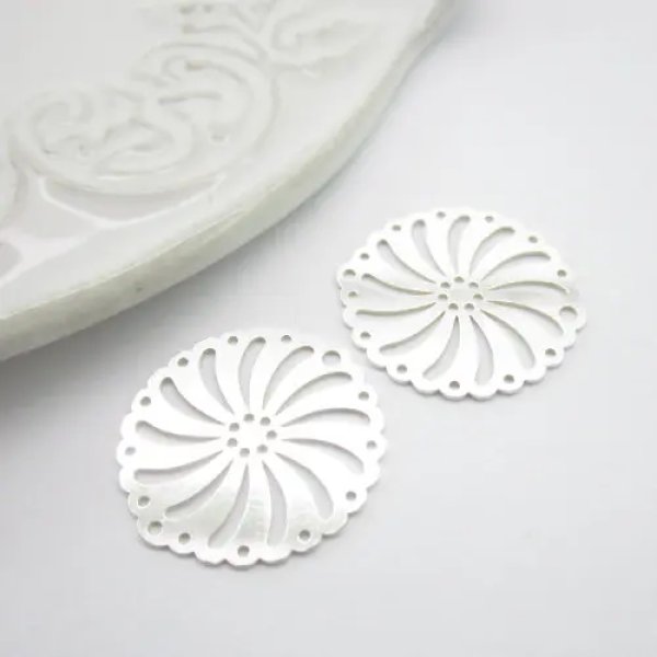 Srebro Ag  - element ozdobny 18mm  