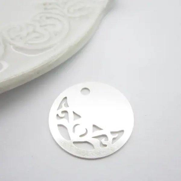 Srebro Ag  - element ozdobny 21mm  