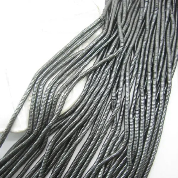 Hematyt dyski 3x1mm (sznurek)