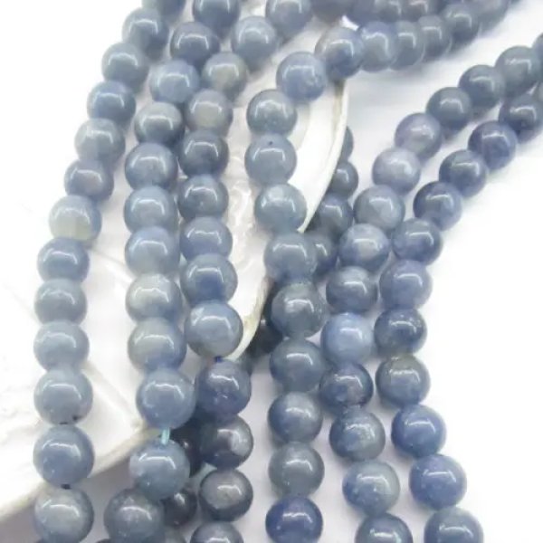 Szafir- kulki 7,5mm (sznurek)