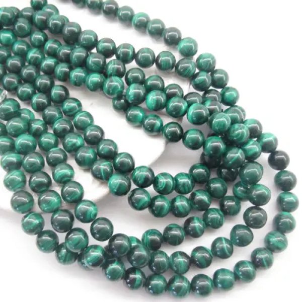 Malachit kulki 10 mm (sznur)