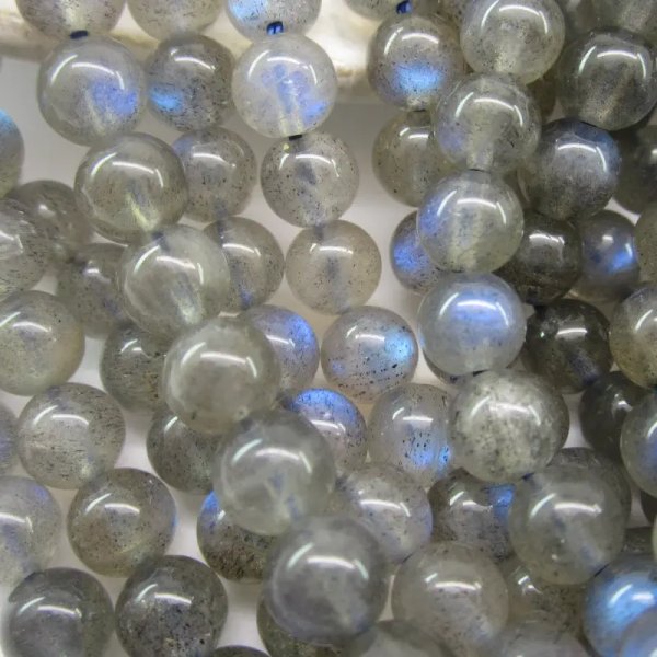 Labradoryt kulka 6mm (sznurek) wysokiej jakości