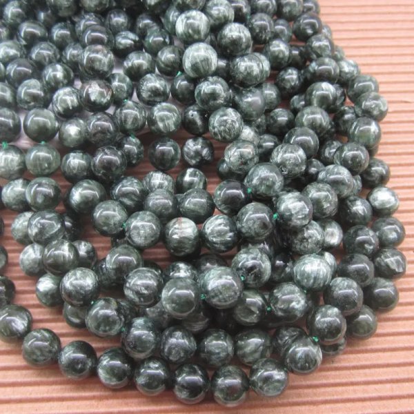 Serafinit kulka 8,5mm (sznur 20 lub 41 cm)