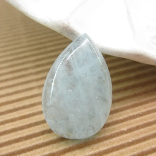 Akwamaryn łezka 27x18x7 mm