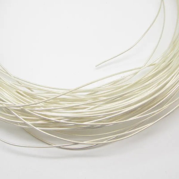 Srebro Ag 930 - drut 0,6mm miękki (0,5metra)