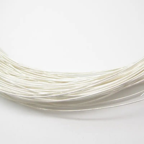 Srebro Ag 999 - drut 0,5mm miękki (25 cm)