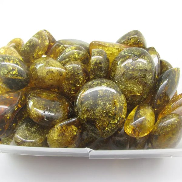 Koniakowy i cytronowy Bursztyn