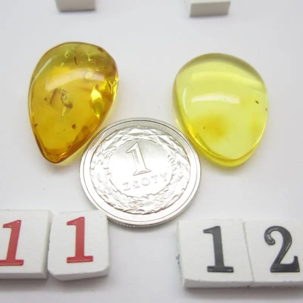 Koniakowy i cytronowy Bursztyn