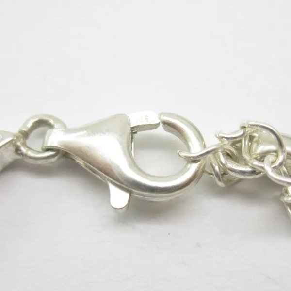 Cyrkonie w srebrze - bransoleta