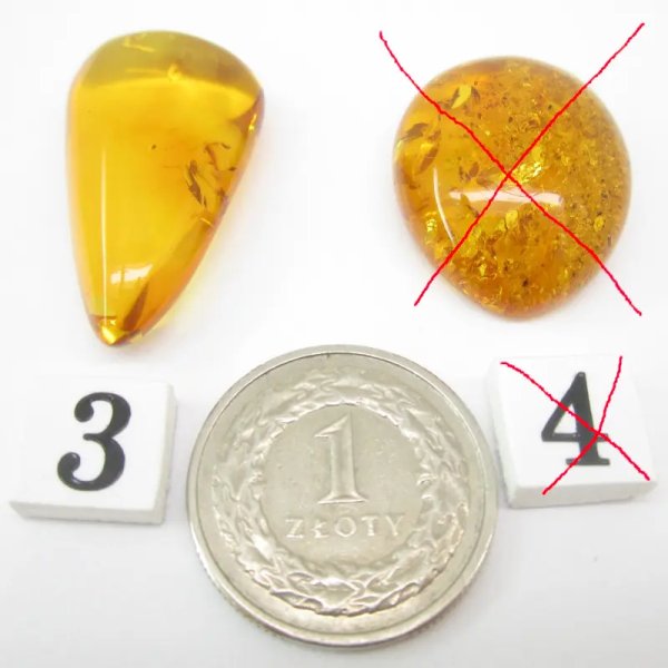 Koniakowy i cytronowy Bursztyn