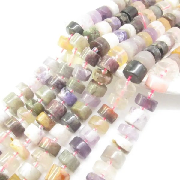 Mix kamieni - walce (sznur)