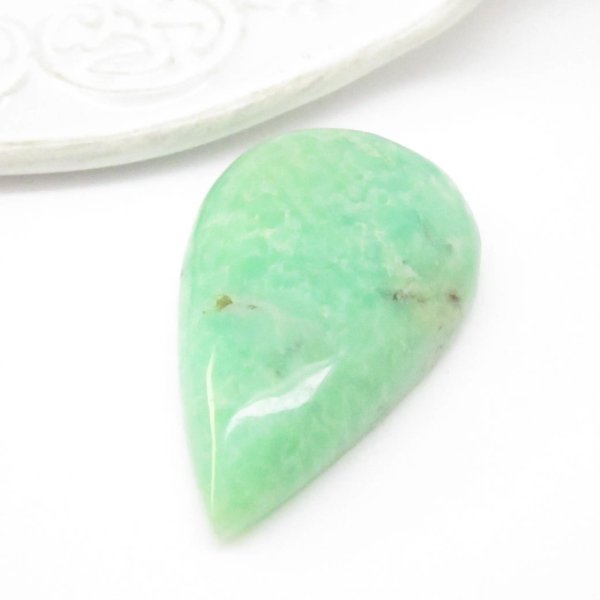 Chryzopraz 42x26x9 mm łza