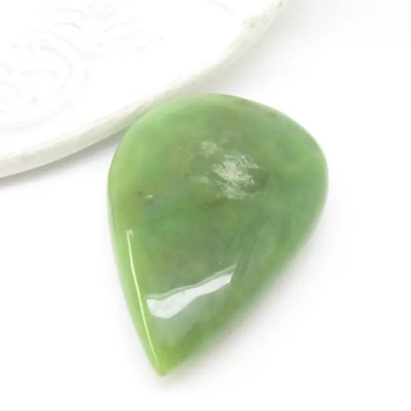 Chryzopraz 43x29x11 mm łza