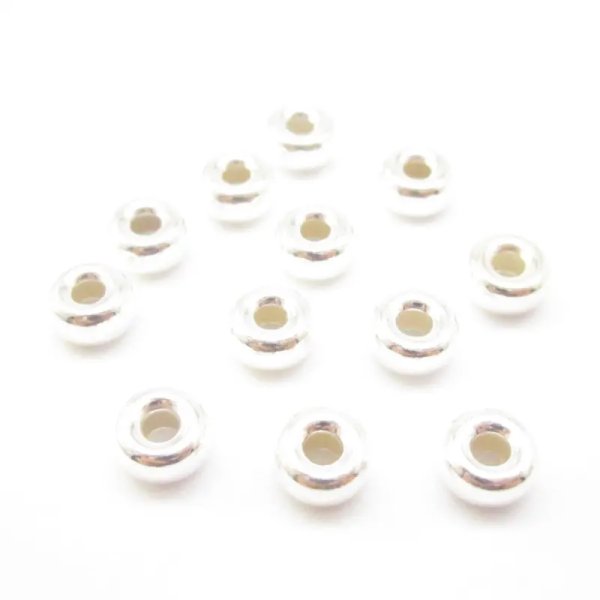 Srebro Ag - oponka 6x3 mm