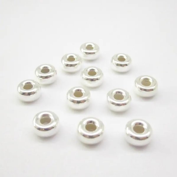 Srebro Ag - oponka 6x3 mm