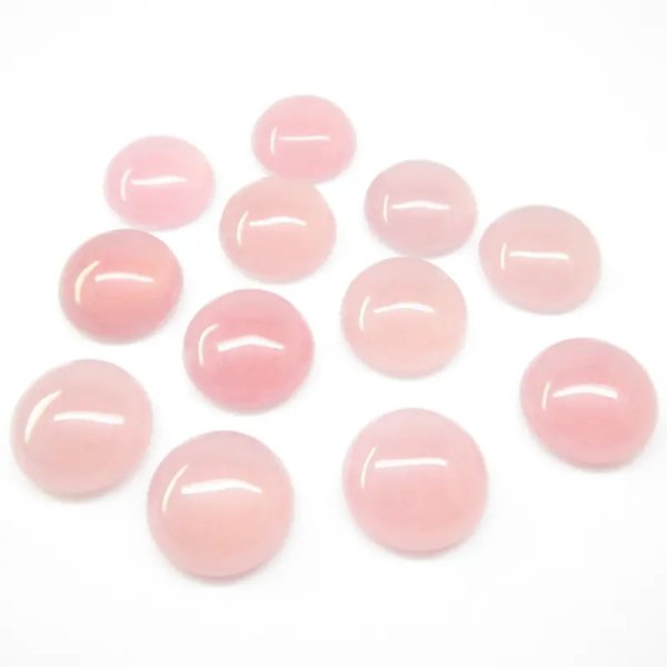 Agat różowy 20 mm okrągły (sztuka)