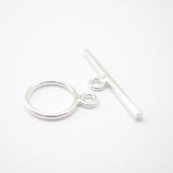 Srebro Ag - zapięcie typu toggle 11,5 mm 