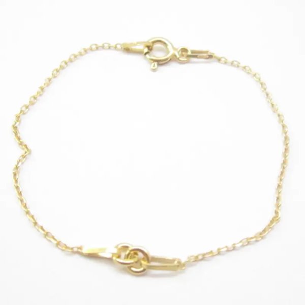 Baza do bransoletki 13 cm - srebro złocone