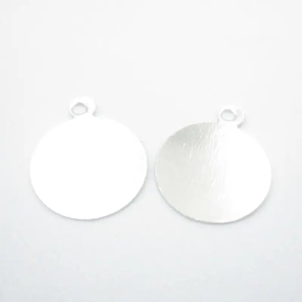 Metalowy element ozdobny - zawieszka blaszka 10 mm